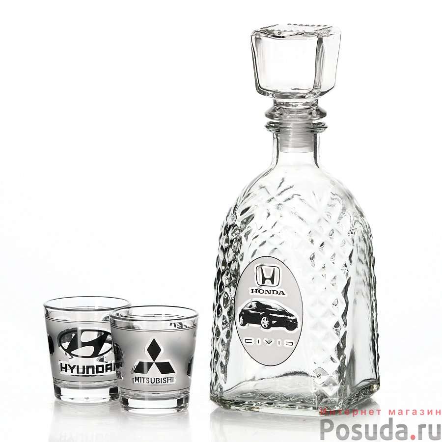 Набор стопок с графином Арка Авто, 7 предметов