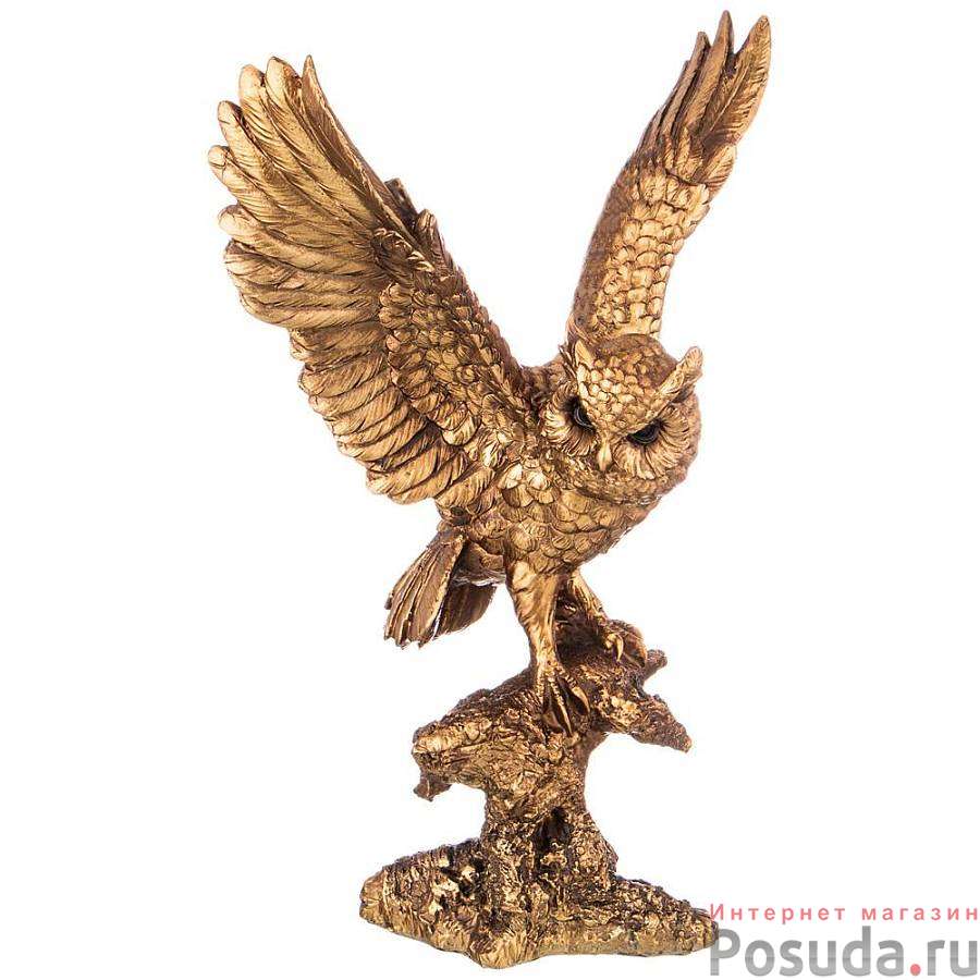 Статуэтка Сова 23*13.5*34 см. серия Bronze classic 
