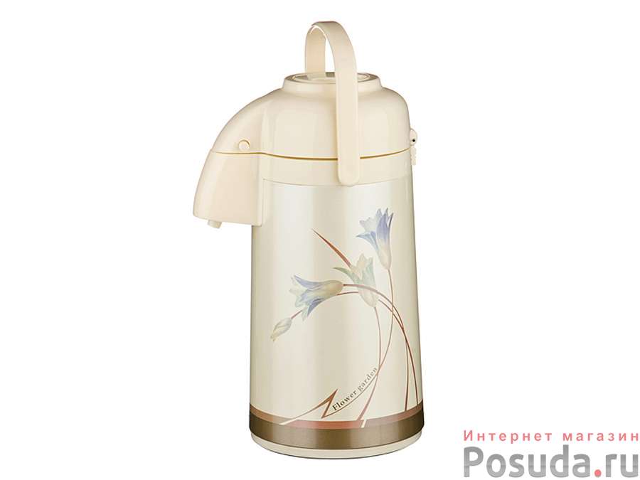 ТЕРМОС СО СТЕКЛЯННОЙ КОЛБОЙ И ПОМПОЙ 3 Л.