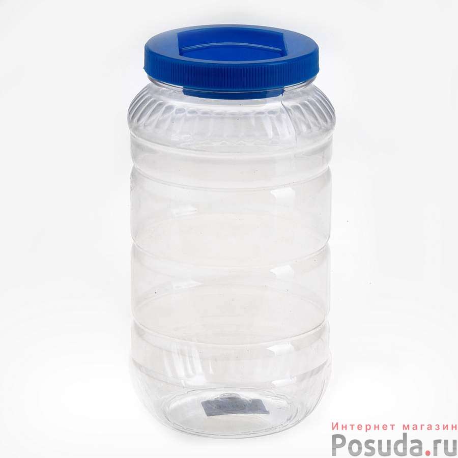 Емкость универсальная, объем 3,0 л ПЭТ (цвет в ассортименте)