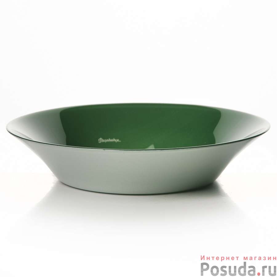 Тарелка столовая глубокая Pasabahce Provence Green, D=22 см
