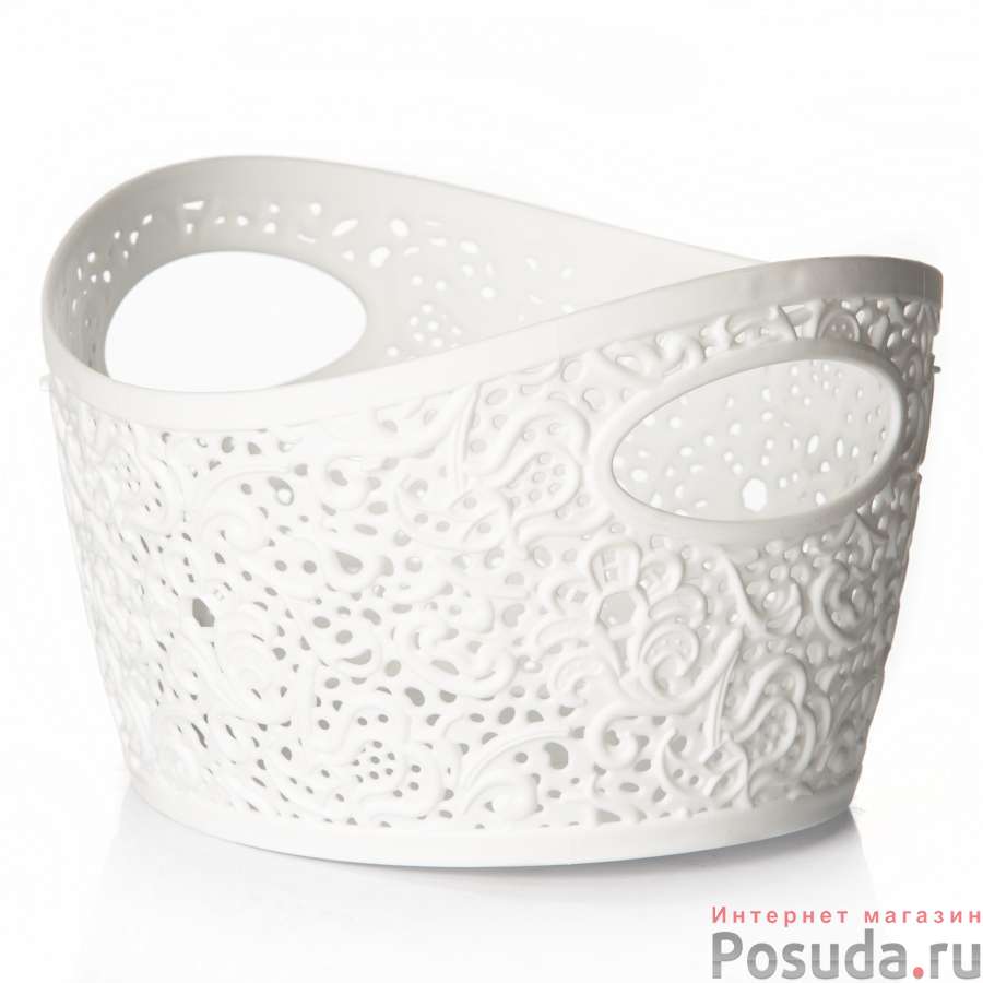 Корзина Кружево 3 л (белый)