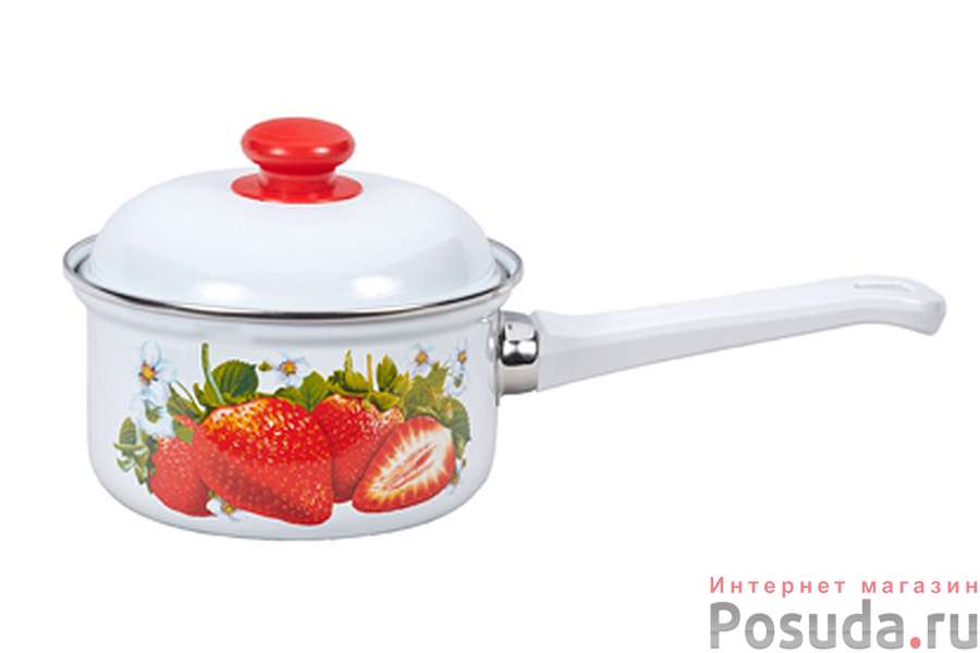 Кастрюля 1,0л Сочная клубника, 1607АП/4