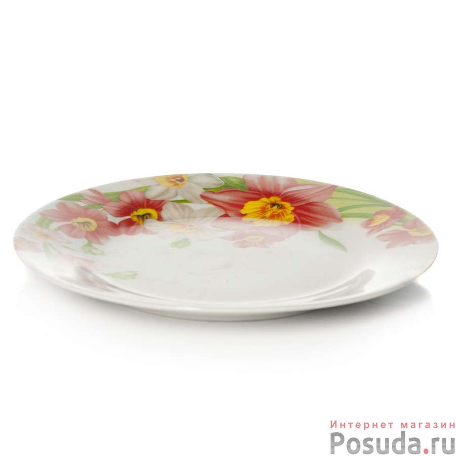 Тарелка закусочная (десертная) Нарцисс, D=18 см