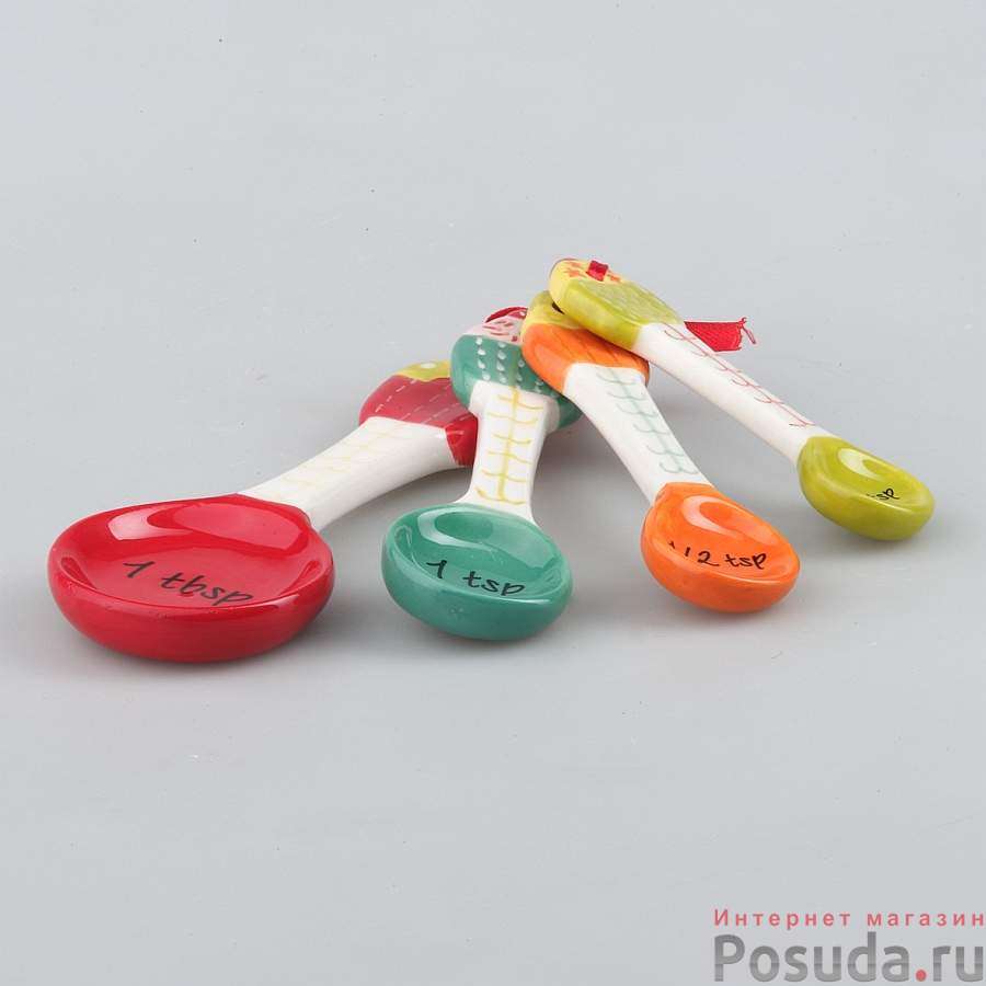 Набор мерных ложек "House & Holder", 4 шт