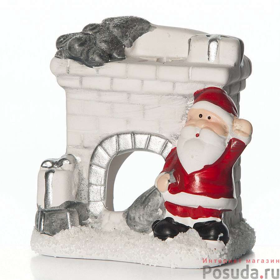 Подсвечник House & Holder "Камин", 9 х 4,5 х 9 см