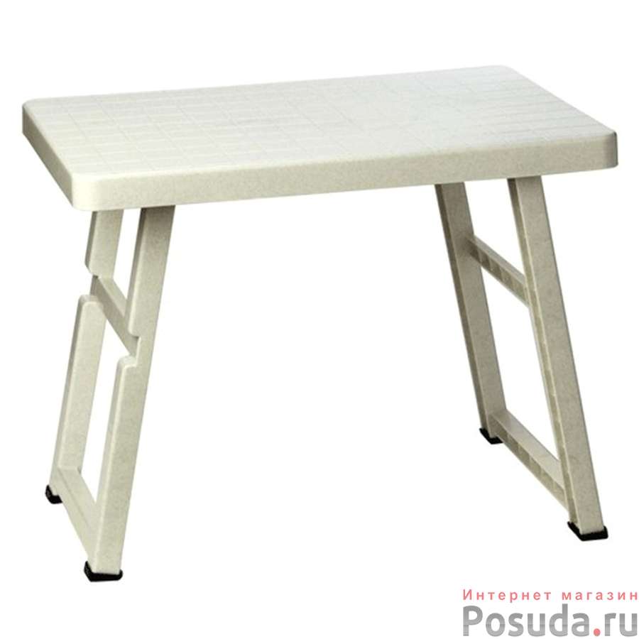 СТОЛ складной (бежевый мрамор)