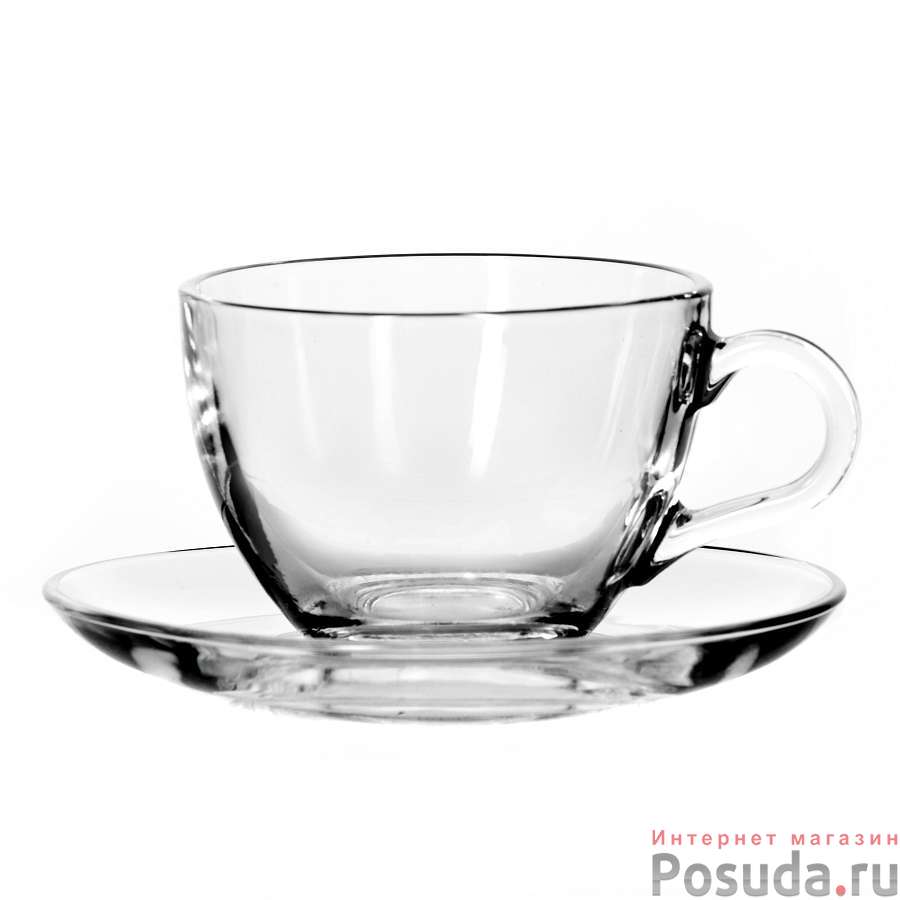 Чайный набор на 6 персон Pasabahce Basic, объем 215 мл