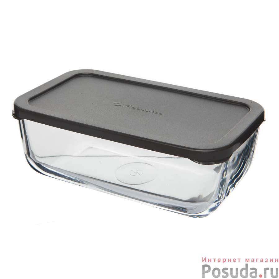 Контейнер с серой крышкой SNOW BOX 1225 мл 