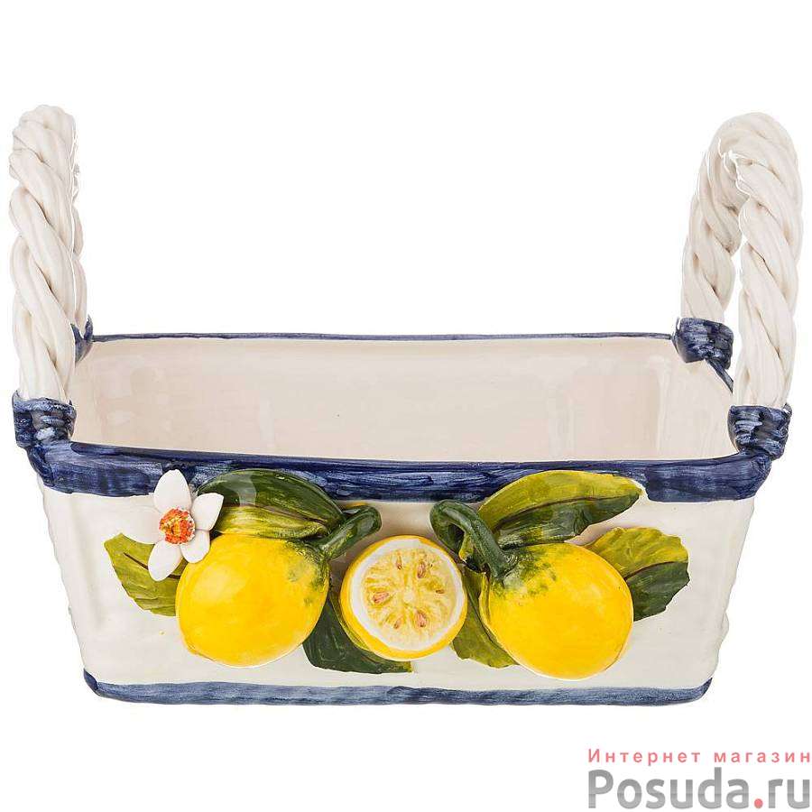 Фруктовница Корзина с лимонами 