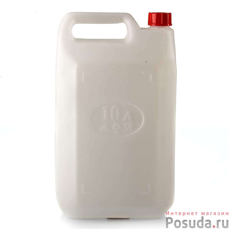 Канистра прямоугольная, объем 10 л, 145 х 210 х 400 мм