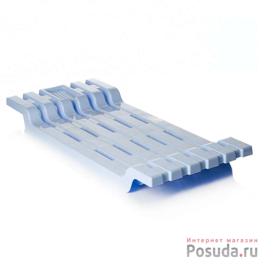 Полка на ванну (цвет голубой)