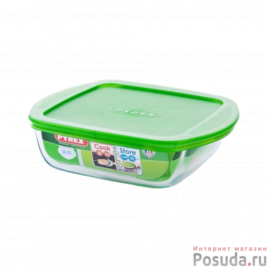 Форма для запекания квадратная с крышкой Cook&Store 20x17x5.5см