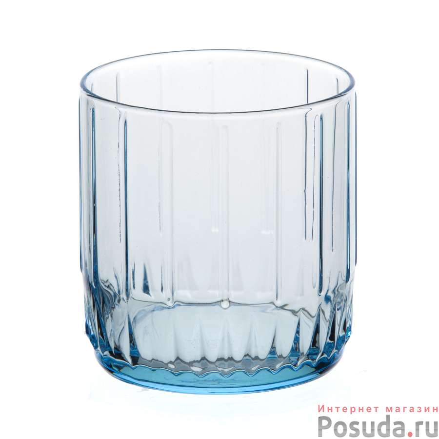 Набор стаканов 3 шт 265 мл (голубой)