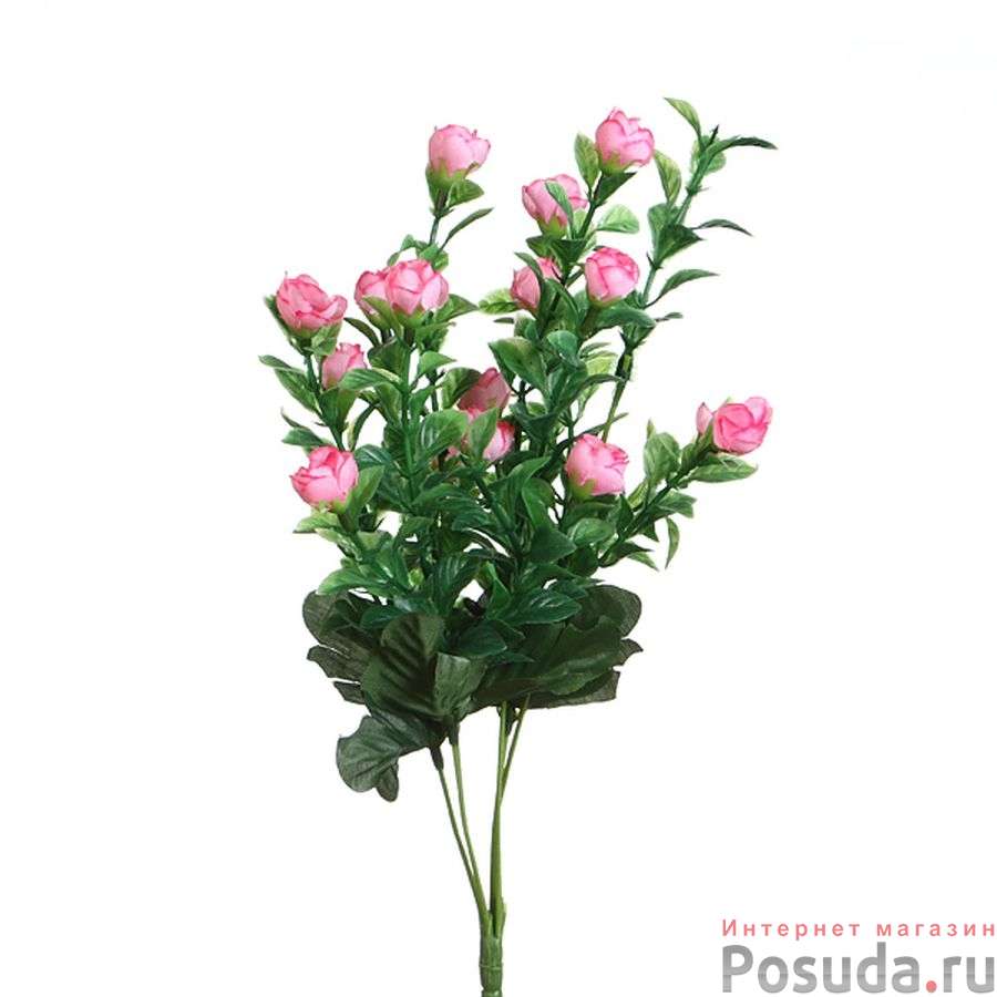 Цветок искусственный Розы, высота 36 см