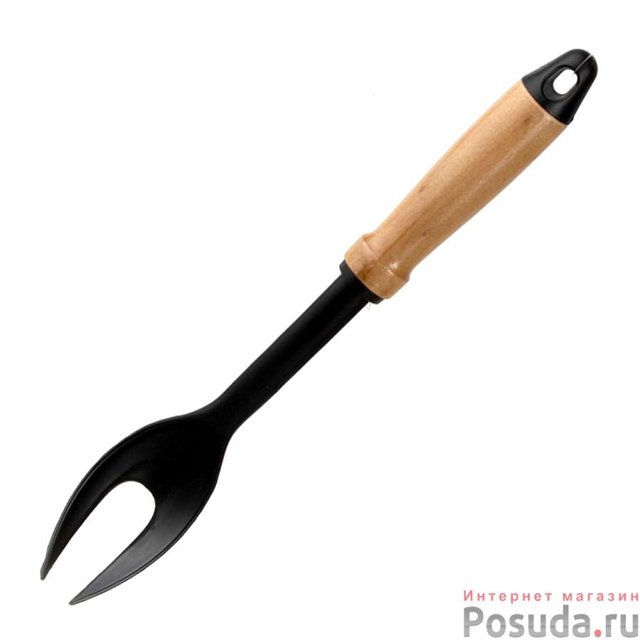 Вилка черная, длина 30,5 см